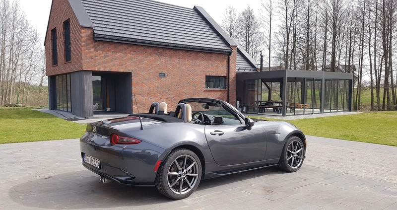 Mazda MX-5 cena 75900 przebieg: 84378, rok produkcji 2016 z Wleń małe 121